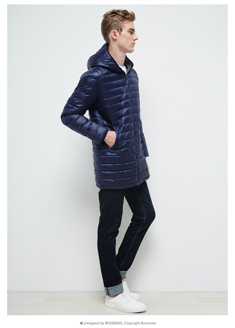 Blouson homme BOSIDENG    en Nylon - Ref 3120043 Image 17