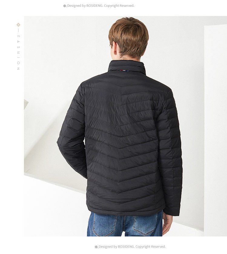 Blouson homme BOSIDENG    en Nylon - Ref 3120174 Image 22