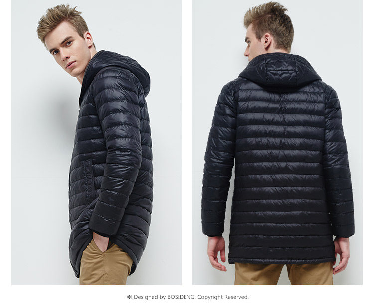 Blouson homme BOSIDENG    en Nylon - Ref 3120043 Image 21