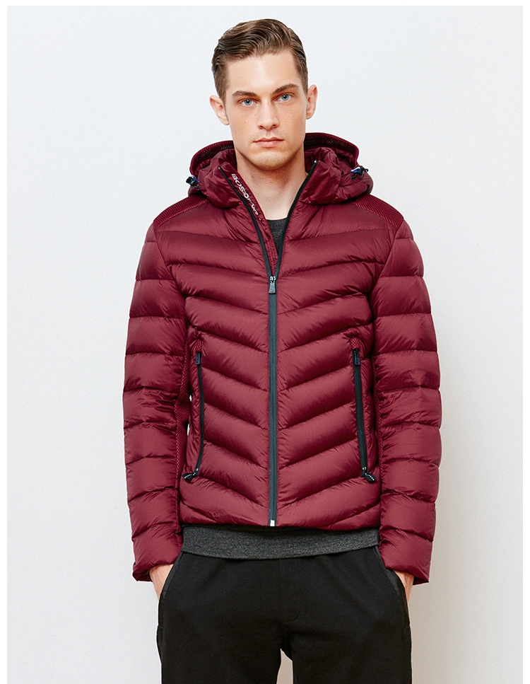 Blouson homme BOSIDENG    en Nylon - Ref 3123152 Image 15