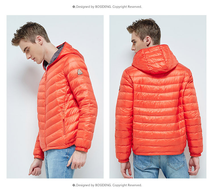 Blouson homme BOSIDENG    en Nylon - Ref 3120155 Image 25