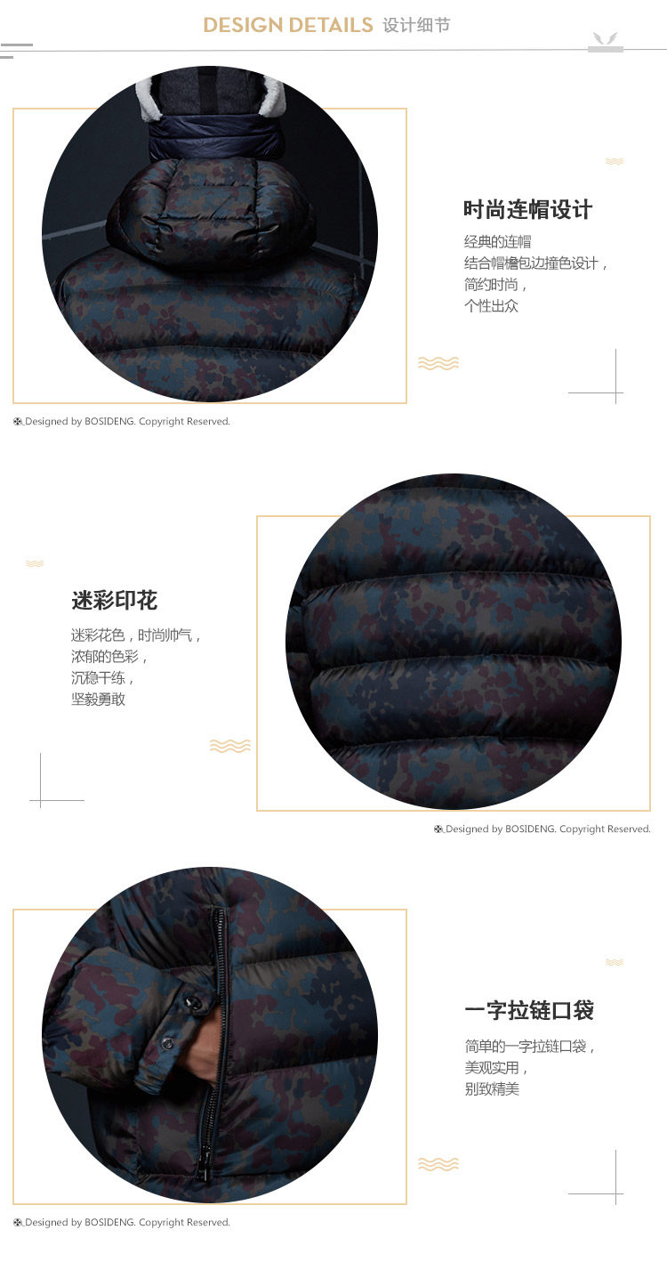 Blouson homme BOSIDENG    - Ref 3120022 Image 9