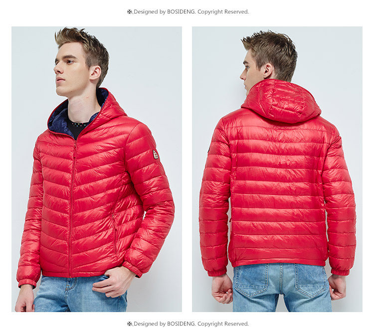 Blouson homme BOSIDENG    en Nylon - Ref 3120155 Image 23