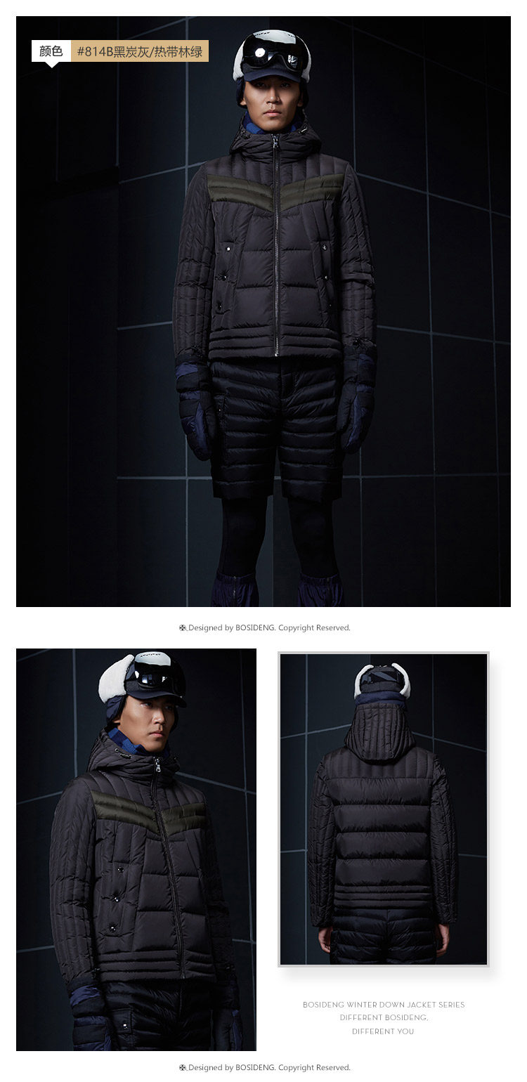 Blouson homme BOSIDENG    en Nylon - Ref 3121027 Image 23