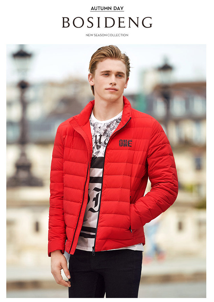 Blouson homme BOSIDENG    en Nylon - Ref 3120622 Image 7