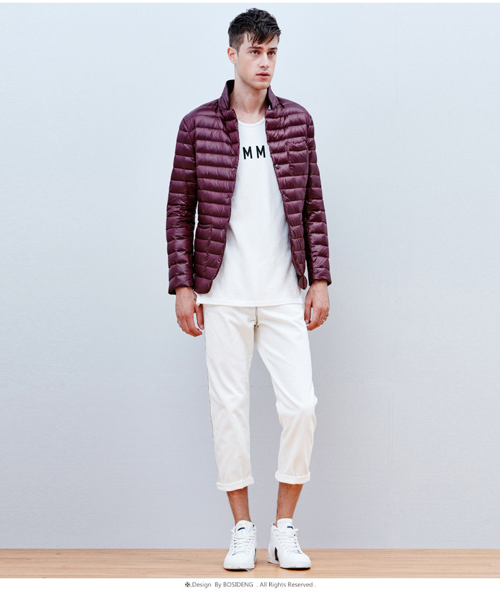 Blouson homme BOSIDENG    en Nylon - Ref 3119994 Image 22