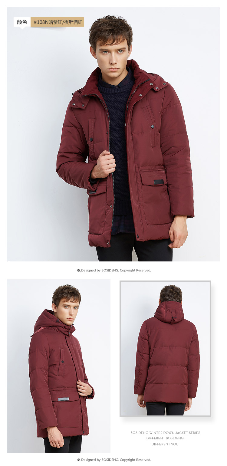 Blouson homme BOSIDENG    en Polyester - Ref 3123067 Image 19