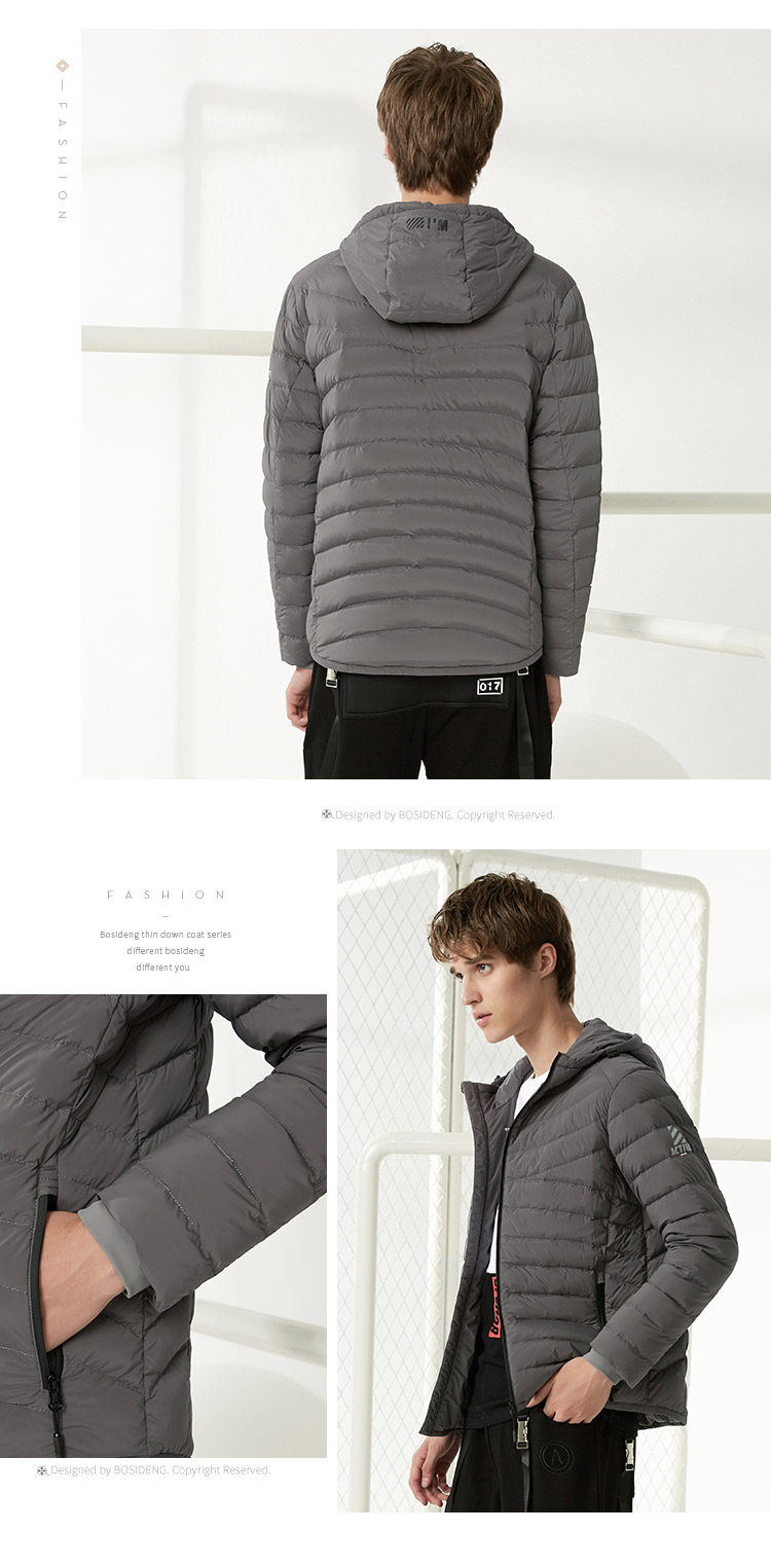 Blouson homme BOSIDENG    en Nylon - Ref 3120785 Image 17