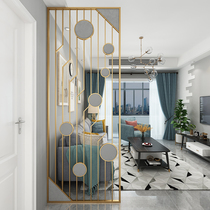 Nordic living room screen creative light luxury porch office decoration barrier wall shoe cabinet half screen