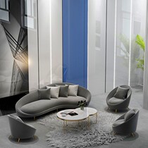 Nordic lazy sofa single sofa light luxury European living room lounge chair sofa chair single tiger chair