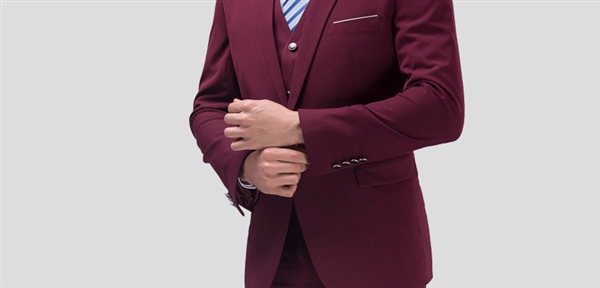 Mùa thu nam phiên bản Hàn Quốc của bộ đồ mỏng phù hợp với nam giới kích thước lớn công việc giản dị chú rể phù hợp với bộ ba quần âu nam đẹp