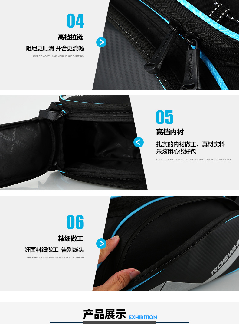 Sacoche pour vélo mixte ROSWHEEL - Ref 2223129 Image 17