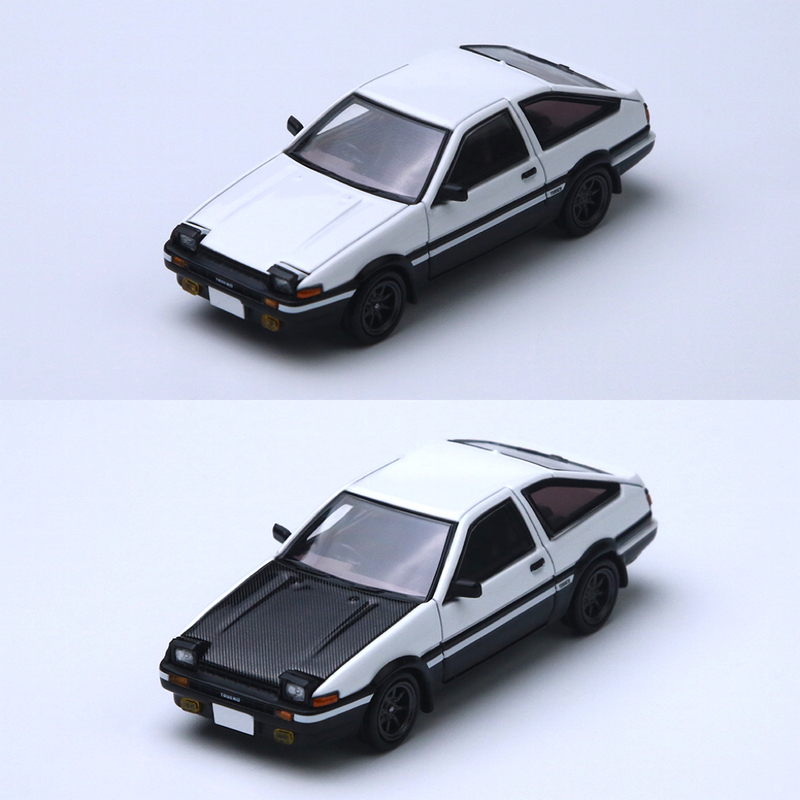 Ats 1:64 Toyota Ae86 Initial D Fujiwara Tofu Shop Alloy Car Model Collection