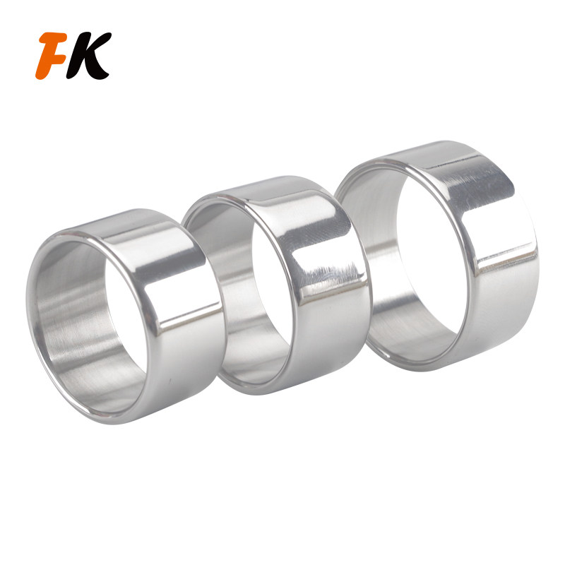 Stainless steel ultra-thin lock fine ring metal penis ring anti-shooting solid fine ring Turtle head decorative foreskin Comeback Spice Ringer