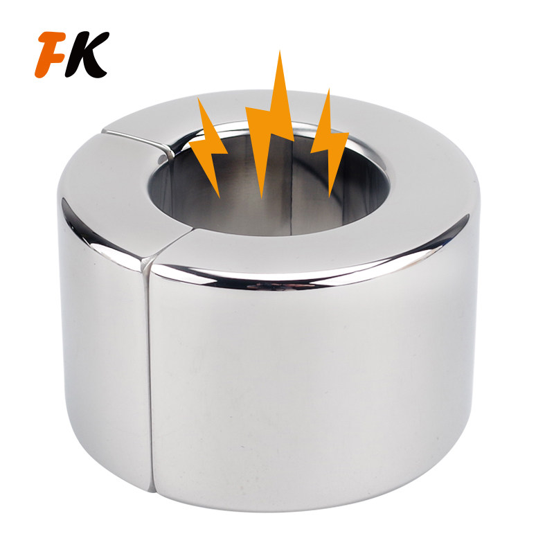 Negative Weight Ring Magnetic Stainless Steel Aggravated Penis Lock Fine Ring Metal Alternative Man Exercises Scrotum Bondage Pendant