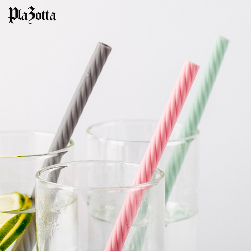 German Plazotta Silicone Straws Drinking Water Hose Accessories Children Universal Large Caliber Non-Disposable Ins Wind