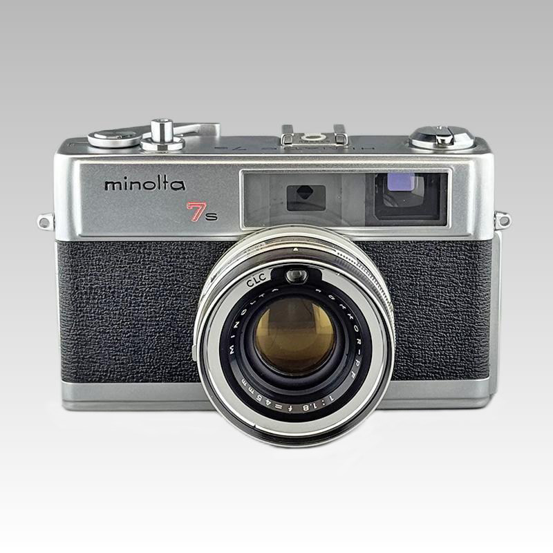 美品 ミノルタ HI-MATIC 7s 明るい45mm F1.8 革ケース付 新品级】minolta 美能达HI-MATIC 7s 胶卷相机45mm F1.8 镜头评价- 淘宝网