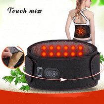 TOUCH MISS New Electric Massage Waist Belt Far Infrared Hot Compress Warm Vibration Massage Corrector