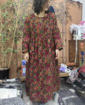 Yichen Liangpin Hongyunsha Manluo Wandering Robe HSY Rose Poetry 772306 Extended