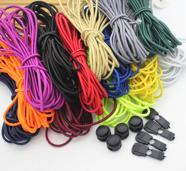 High elastic elastic elastic rope opening ring thin round elastic rope rubber band black elastic belt thick elastic rope 3mm
