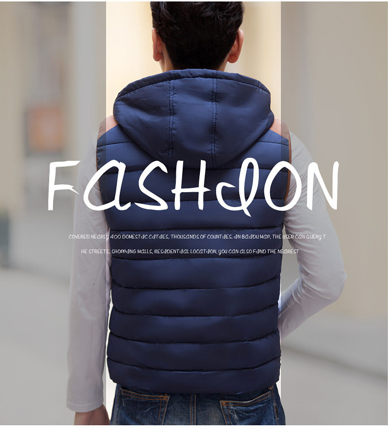 Débardeur homme Cotton vest SALADENMON pour automne - Ref 1584266 Image 9