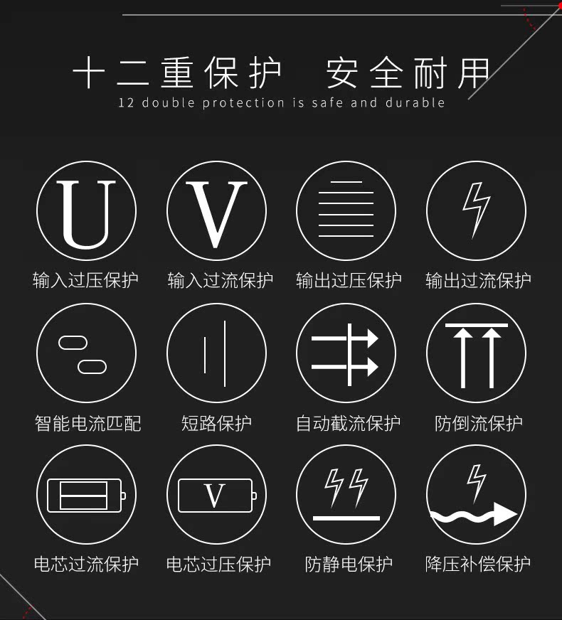 konfulon / dài thời gian viên nang sạc Po 5000 mA dung lượng cao di động nhỏ gọn điện thoại của Apple Android phổ biến điện thoại di động chính hãng gốc Mini - Ngân hàng điện thoại di động pin sac du phong
