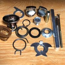 Anti-theft door handle accessories spring flat spring double fast square rod spring panel screw accessories anti-lock knob