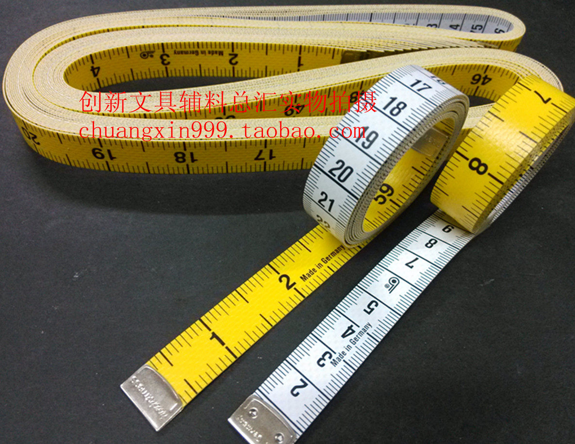 German hoechstmass wide leather scale Ruler Tailor size Weight loss Soft ruler Import measuring tape 35202