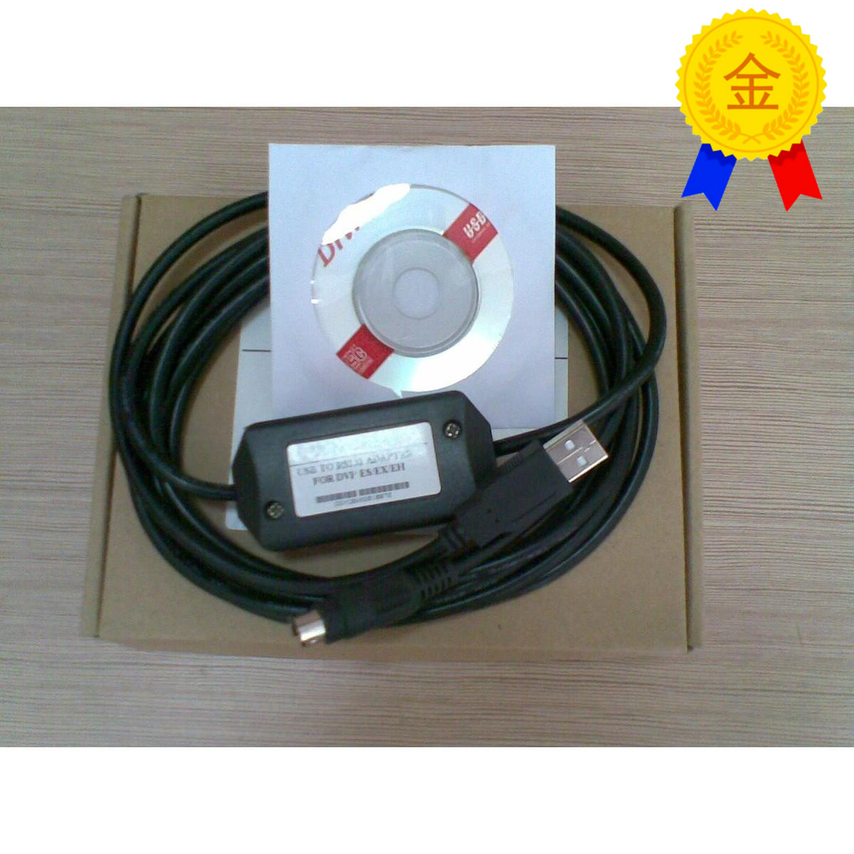 (Quality) Delta PLC programming cable USB suitable for model DVP ES EX EH disc