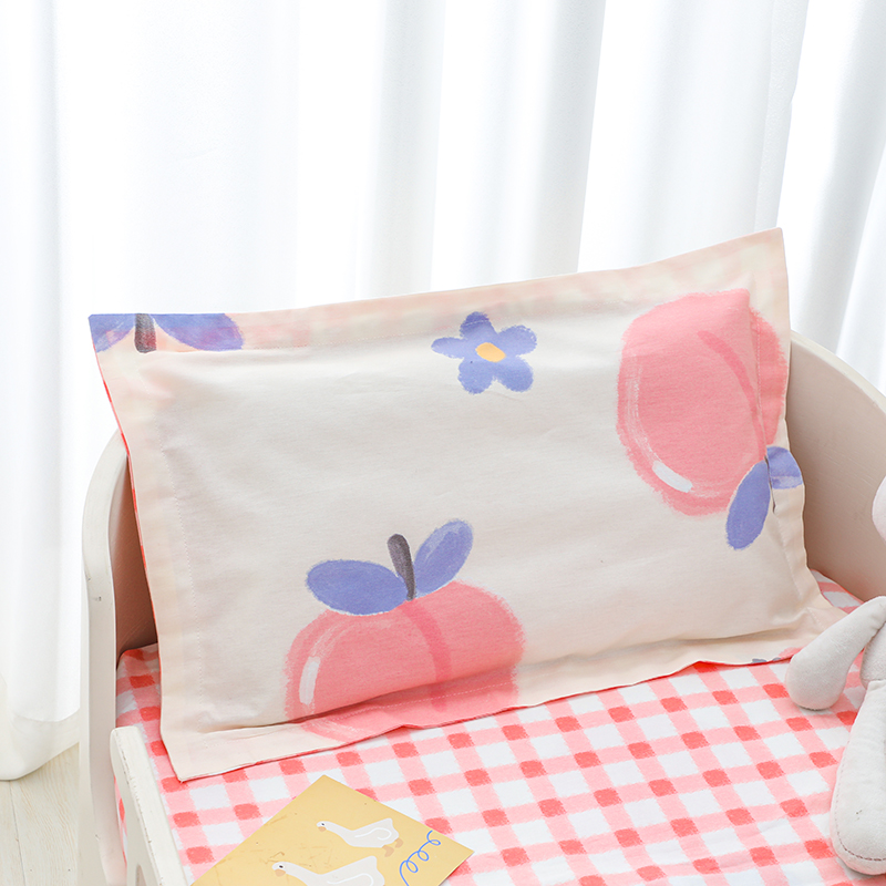 Children's kindergarten pillowcase single piece cotton 30 50 baby baby pillowcase cotton 4060 student single pillow towel