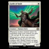 Magic: The Gathering: Modern Horizons 3 MH3 Guide of Souls Chinese English Japanese Flat Gold