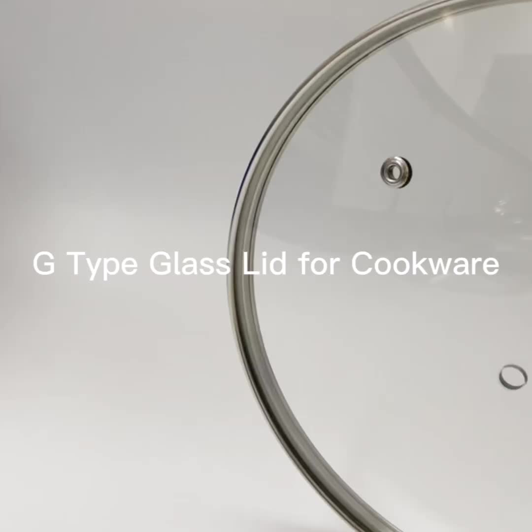 Universal Cookware Glass Lid Cooking Tempered Glass Lid With Color