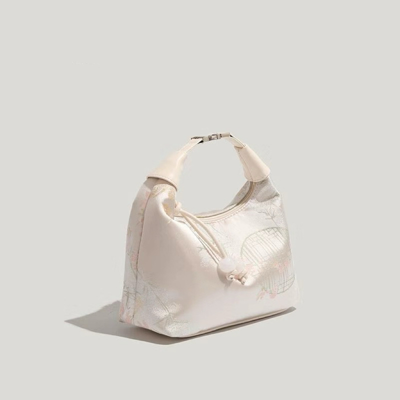 New Chinese-Style National Trend Handbag for Women 2025 New Summer Small Bag with a High-End Feel, Niche Handbag, Embroidered Crossbody Bag for Women