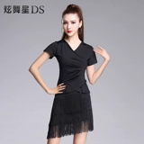 Спортивная одежда с кисточками, летний комплект, практика для тренировок, с акцентом на бедрах, новая коллекция