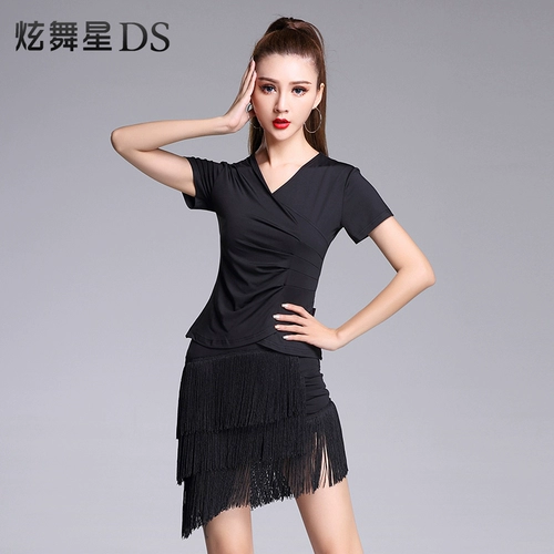 Спортивная одежда с кисточками, летний комплект, практика для тренировок, с акцентом на бедрах, новая коллекция