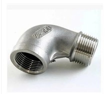 Stainless steel inside and outside silk elbow 1 8 1 4 3 8 1 2 3 4 1 inch 1 2 inch -4 inch inner wire elbow