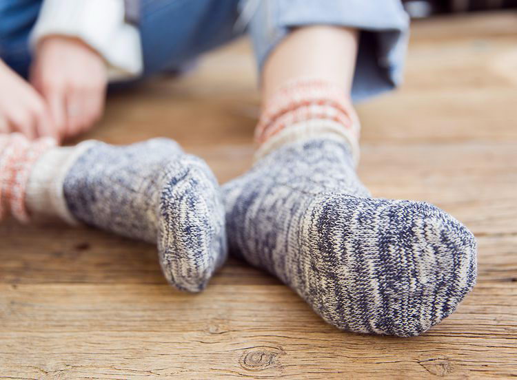 Bảy dòng 6 đôi vận chuyển 2018 thu đông 2018 mới vớ cotton màu sắc phù hợp với vớ cotton nữ phong cách Harajuku tất bông