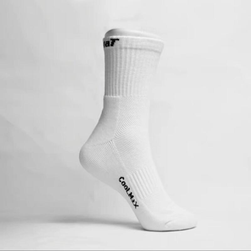 Babolat Tennis Socks Badminton Socks Women's Professional Mid-Calf Thickened Sports Socks Towel Bottom