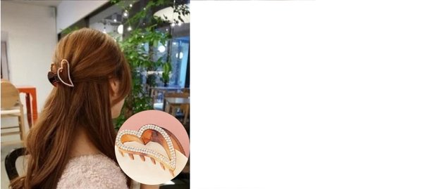 Phiên bản Hàn Quốc của acrylic kim cương kẹp tóc lớn vừa lấy thư mục kẹp tóc Hàn Quốc nhập khẩu trang sức nước khoan bit trang trí đuôi ngựa - Phụ kiện tóc kẹp càng cua