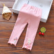 Spring clothing 1-year-old baby girl leggings baby spring and autumn children's fashionable pure cotton outer long johns 2 girls cartoon pants