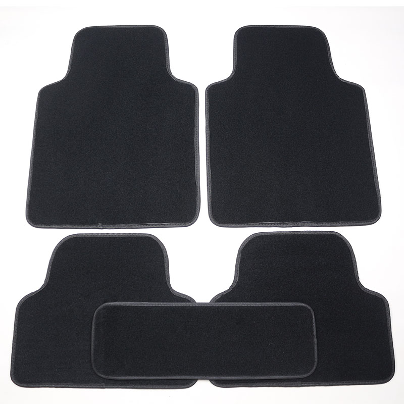 Car mat four seasons universal carpet type suede solid color car mat waterproof anti-skid silk circle mat car supplies