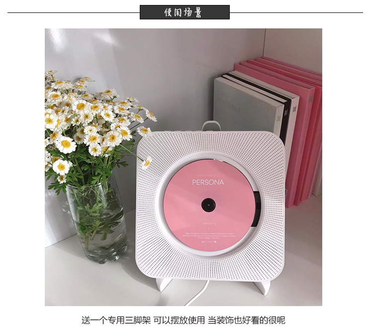 Mặt giá trị gõ không dây cao Máy nghe nhạc Bluetooth Retro gắn tường Máy nghe nhạc CD máy tính để bàn - Trình phát TV thông minh củ phát wifi dùng sim