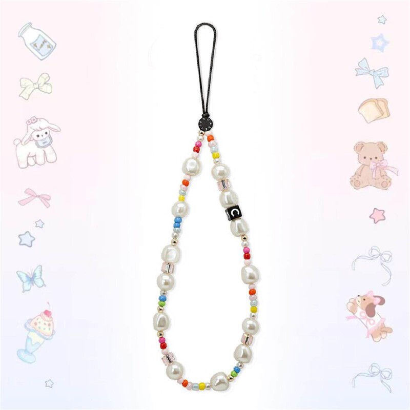 [in Stock] Chain Collaboration Short Lanyard Colorful Beaded Bracelet Unisex Celebrity Style