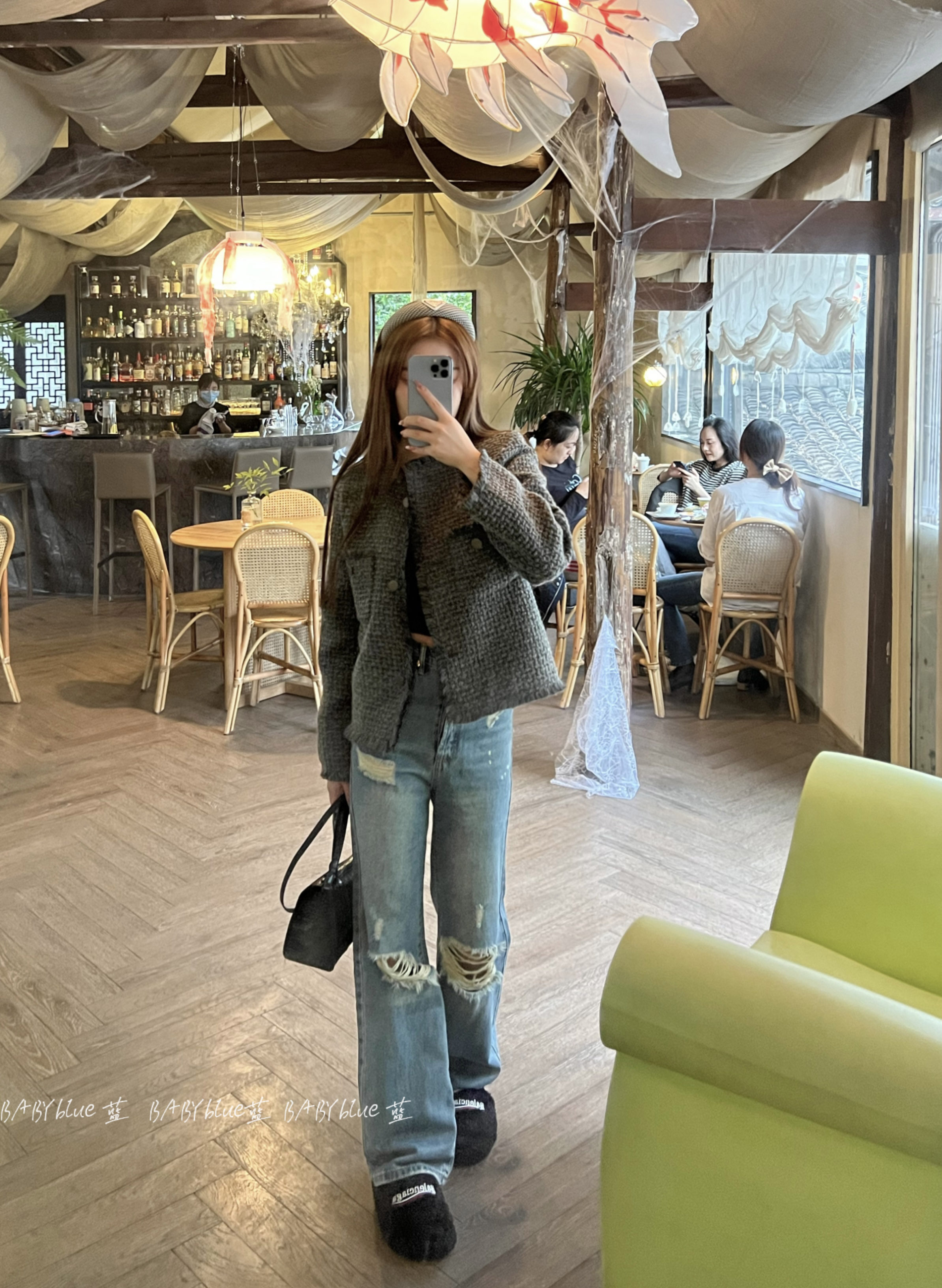 BABYblue (the ceiling of the ripped jeans class)