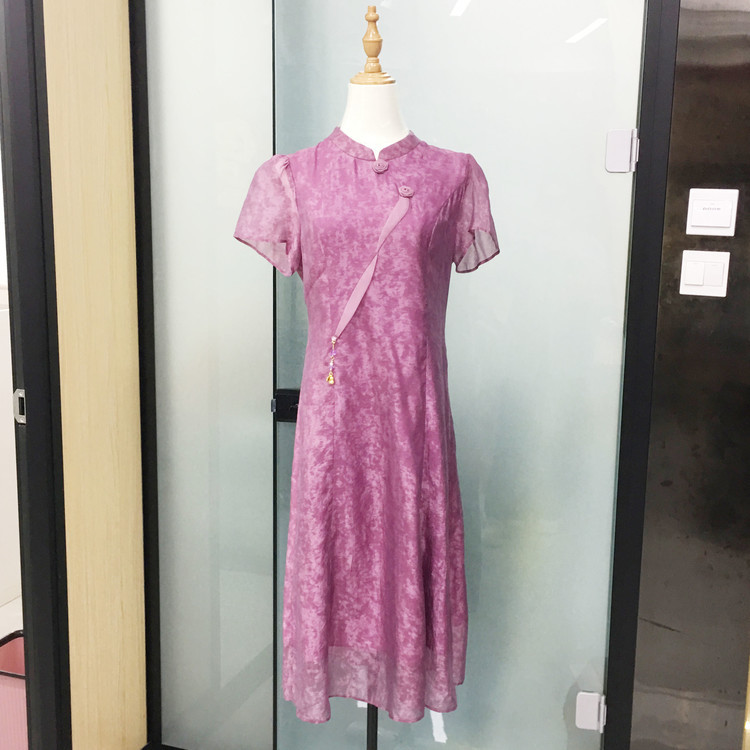 【O Ao Meizi】10926X038 2026 New Fashion Elegant Cheongsam Dress Summer Style Women's Clothing 458