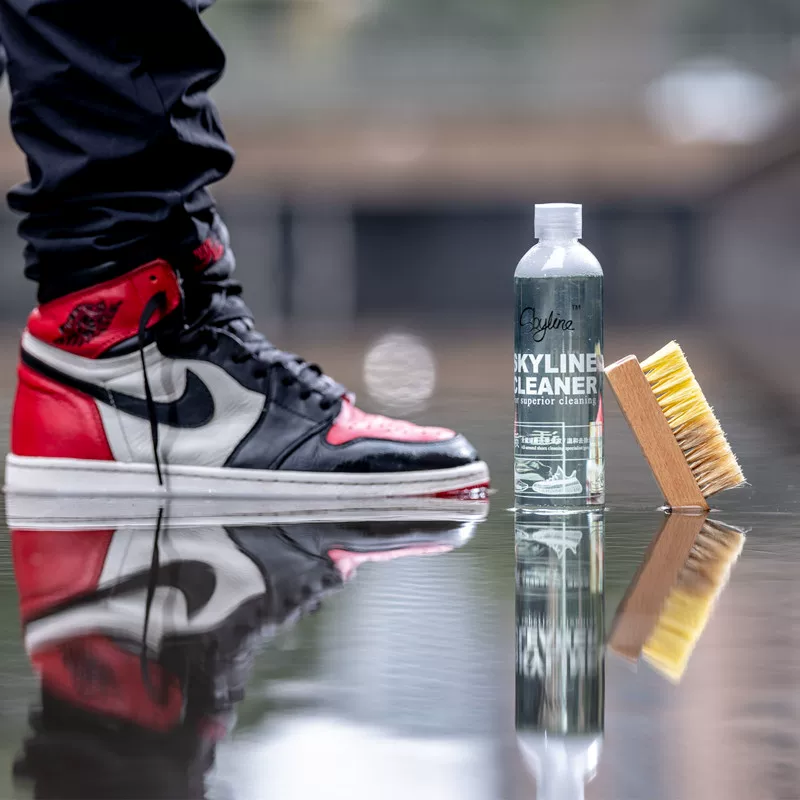 Очиститель-ботинок Skyline Cleaner's Shoe Washing Artifact 250 мл+щетка для обуви кокосовый AJ Mao кольцо сетка обувь нейтральный символ