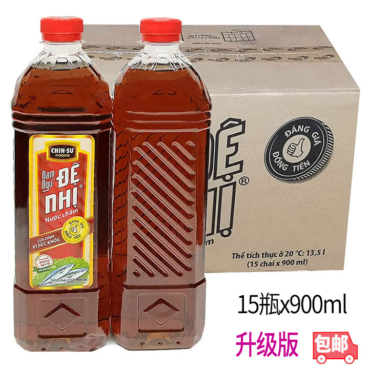 Vietnam's Kim Suyu fish dew Chin Su Nam Ngu De Nhi fish dew plastic bottle 15 bottles x900ml 