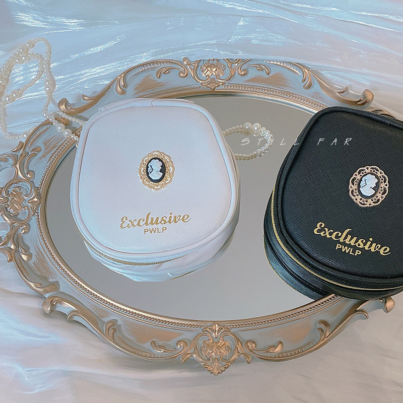 Still Carry-on Cosmetic Jewelry Containing Bag Mini Trumpet Lipstick Red Packet Multifunction Travel Makeup Bag