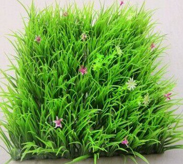 Simulation Lawn Plant Wall Indoor Fake Lawn With Flower Plastic Green Planting Seedlings Grass Encrypted Balcony To Decorate Artificial Turf
