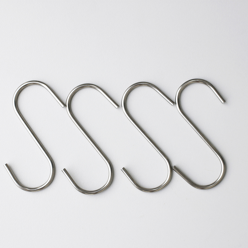 S hook student desk hook stainless steel type S hook multifunction hook hook kitchen bathroom dorm